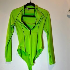 Green bodysuit